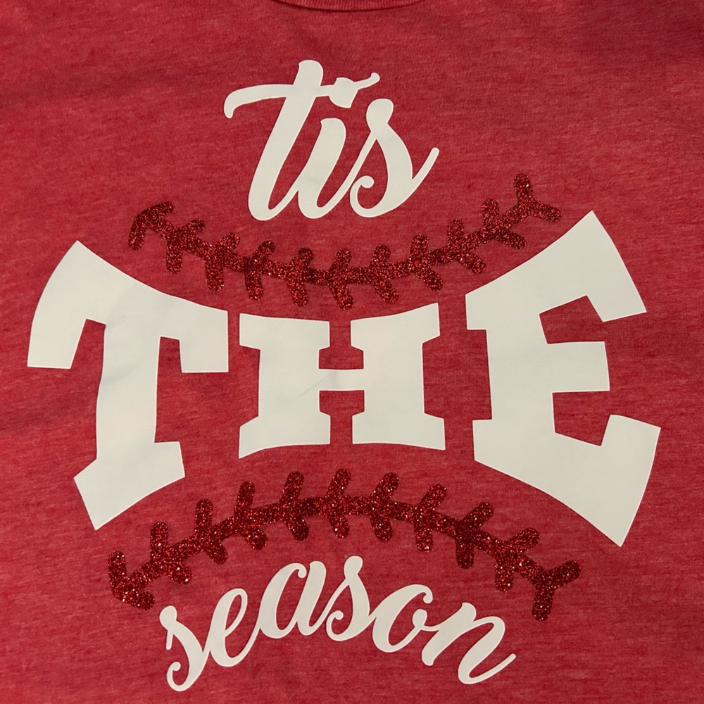 BASEBALL MOM! Gildan Softstyle Red T-Shirt - never worn!